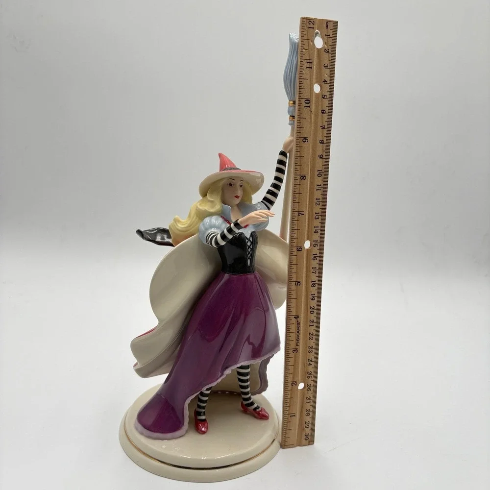Lenox Wicked Witch of the East Wizard of Oz Porcelain Figurine Ruby Slippers 11